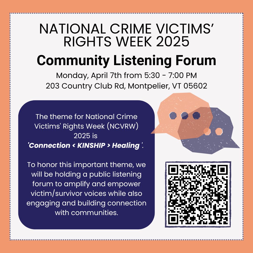 NCVRW Listening Forum Flyer