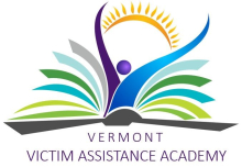 Image of the logo for the VVAA with the words 'Vermont Victim Assistance Academy'